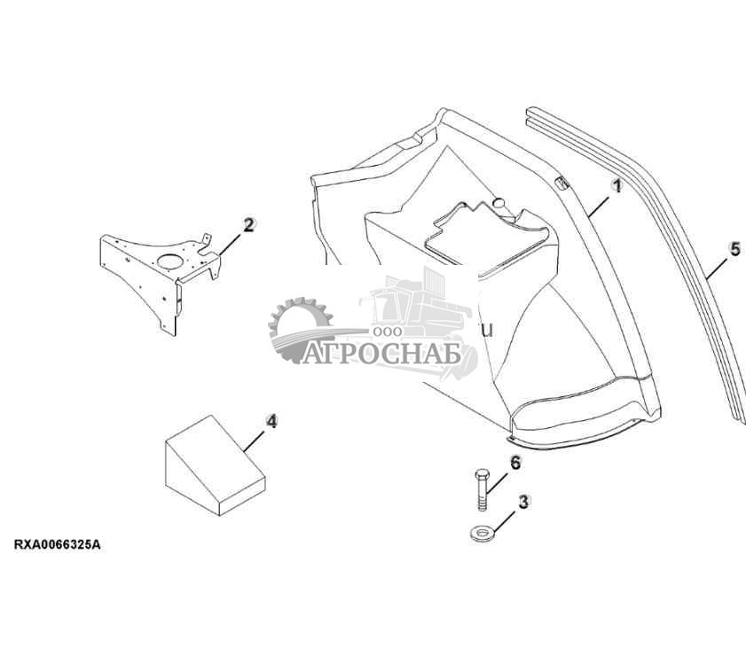 Обшивка крыла, левого 